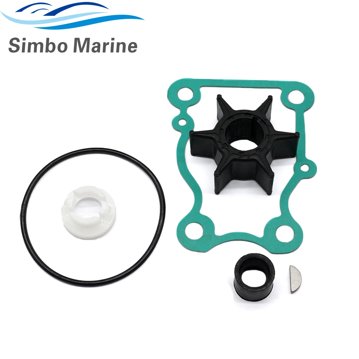 

Подходит для 2-тактного 4-тактного двигателя Yamaha 40 50 60 HP F40 F50 F60, комплект крыльчатки подвесного водяного насоса 63D-W0078-00 63D-W0078-0118-3415