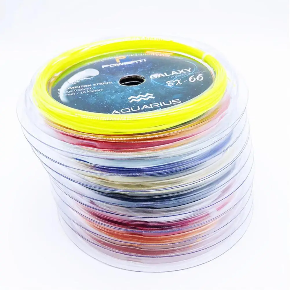 Bx66 0.66mm Badminton Line High Elastic 24lbs-30lbs Badminton Net Match Strings For Professional Amateur Athletes