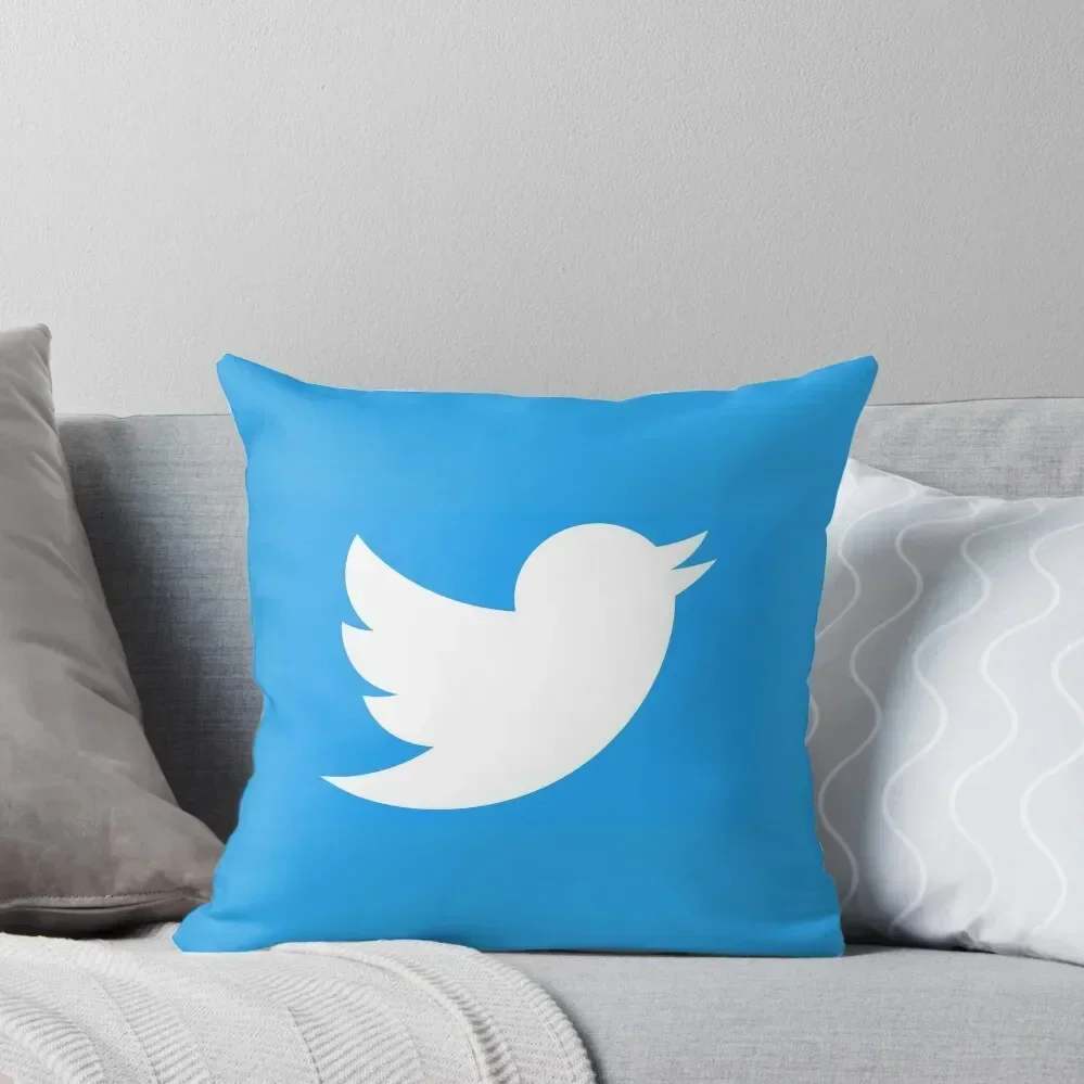 Twitter logo Throw Pillow Sofa Covers For Living Room Decorative Cushions For Living Room Pillow Cases Decorative pillow