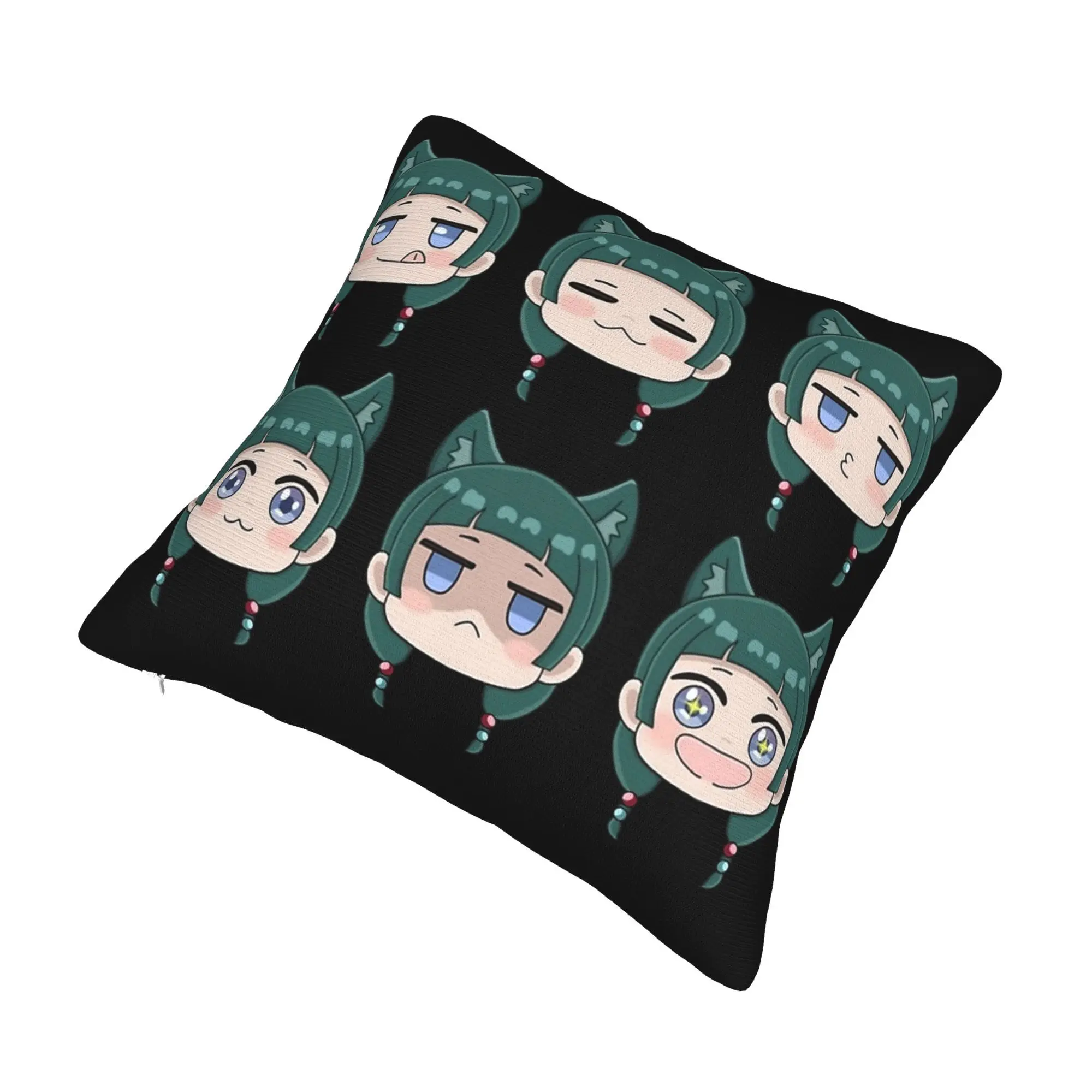 Maomao The Apothecary Diaries Pillowcase Soft Fabric Cushion Cover Decor  Pillow Case Cover Home Square 45X45cm