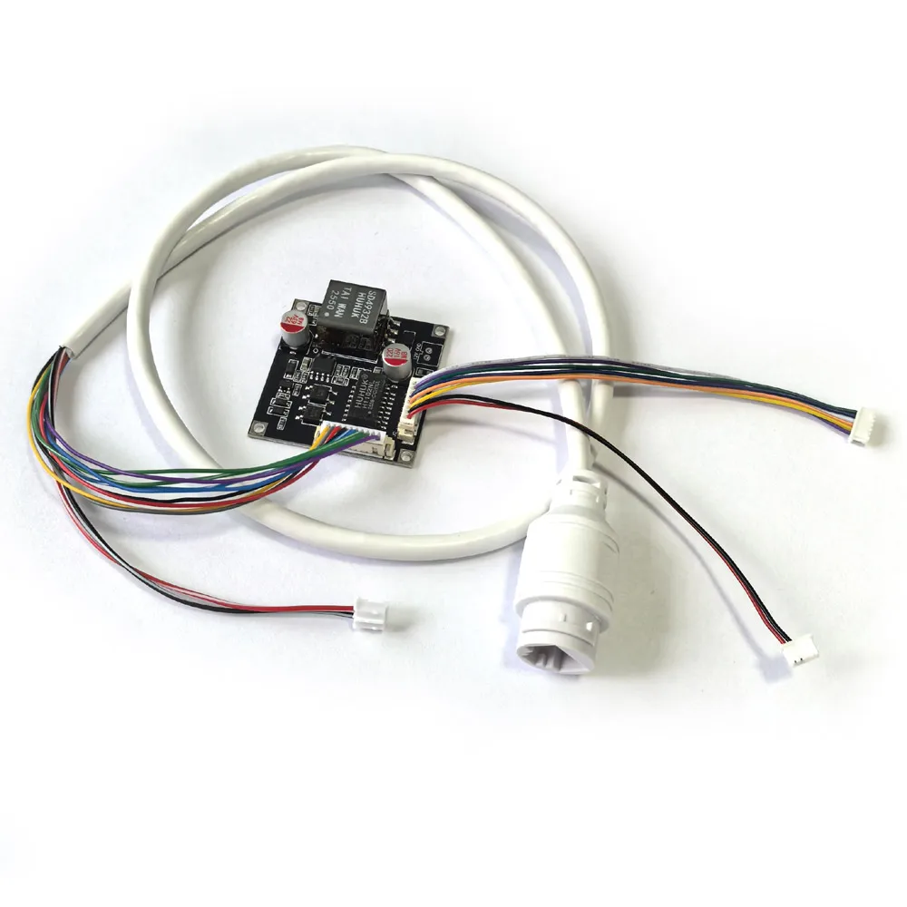 CCTV 2A POE module 48V to 12V output PCB board Power Over Ethernet Smart IEEE802.3af/at for ip camera with weatherproof cable