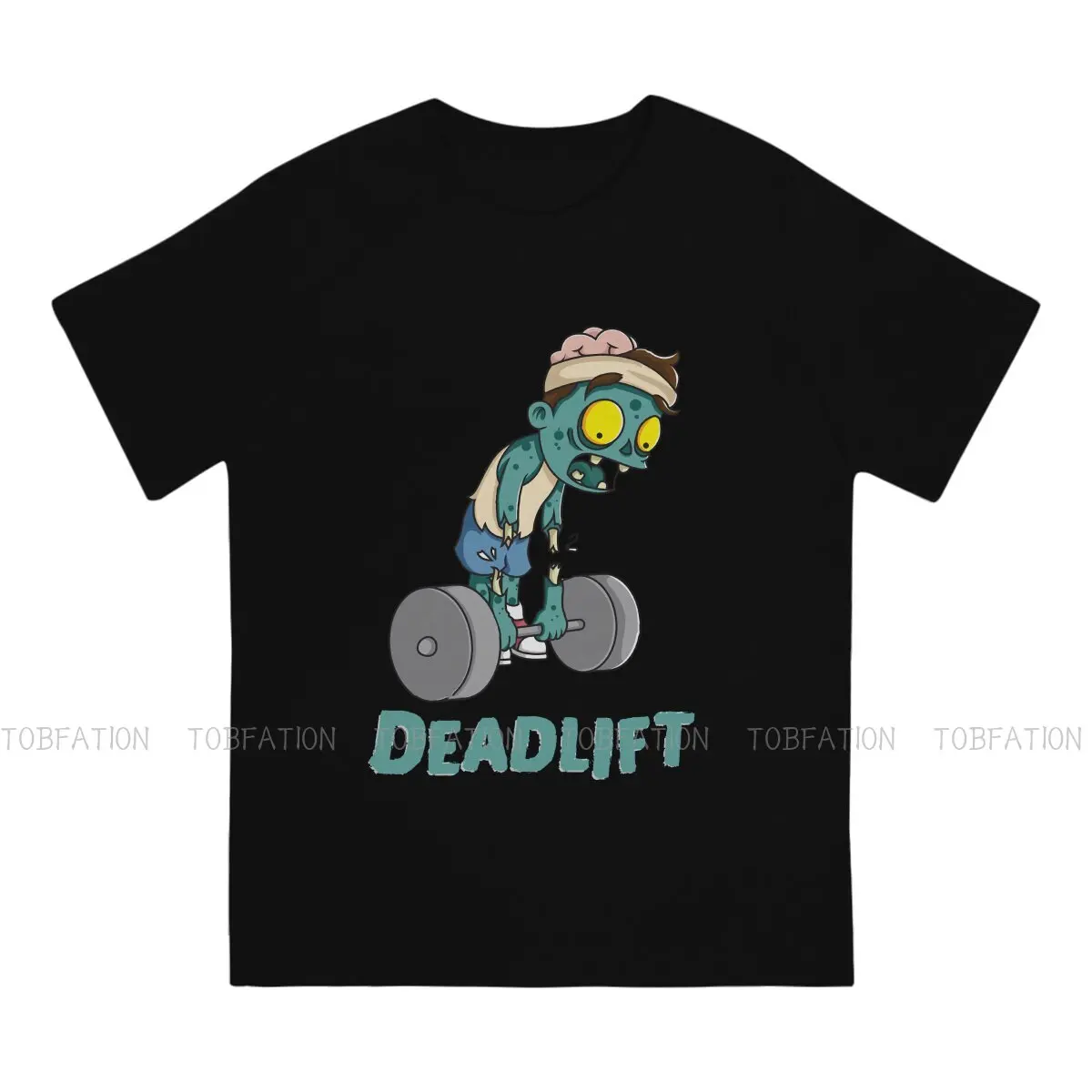 Workout Zombie Deadlift Hipster TShirts Bodybuilding GYM Muscle Crossfit Male Graphic Cotton Tops T Shirt Round Neck Oversized