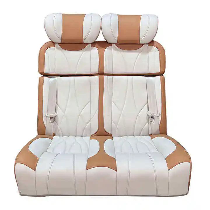 Luxury Leather Camper Van Seat Bed with Comfortable Design for RV
