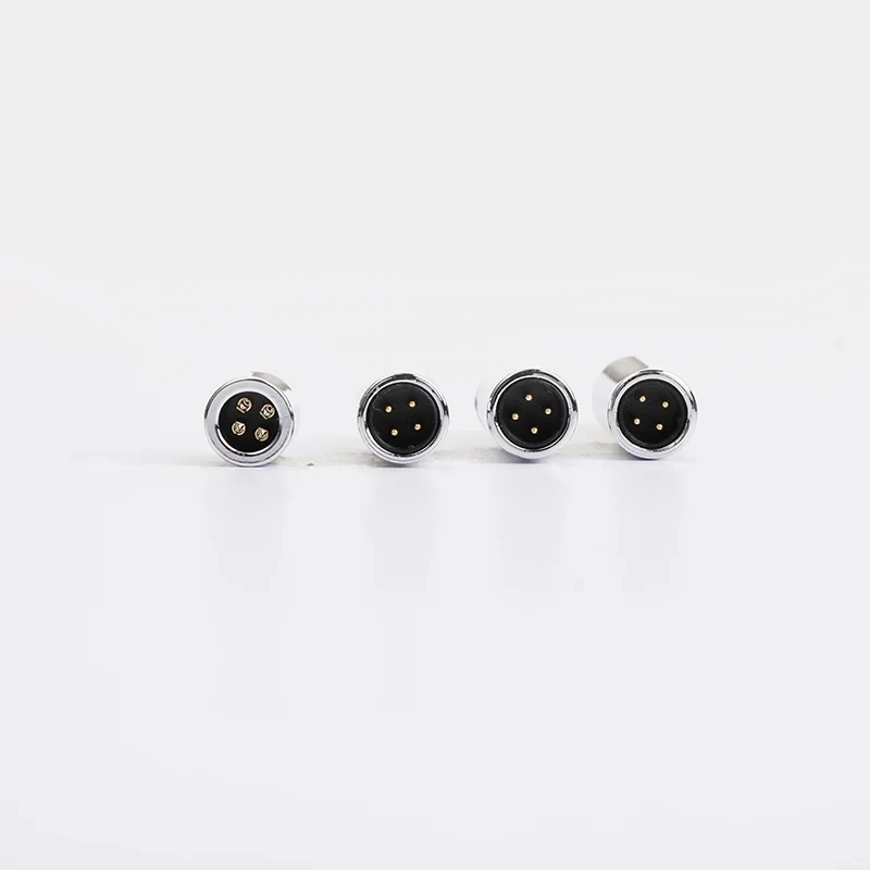 Aluminum alloy electroplating 4.4mm 3.5mm 2.5mm smooth three in one interchangeable plug DIY earphone accessories