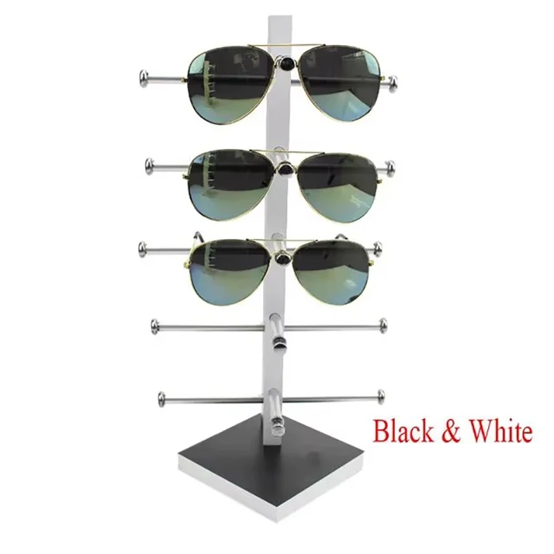 Wood Sunglasses Glasses Display Organizer Holder Jewelry Sunglasses Counter Display Glasses Storage