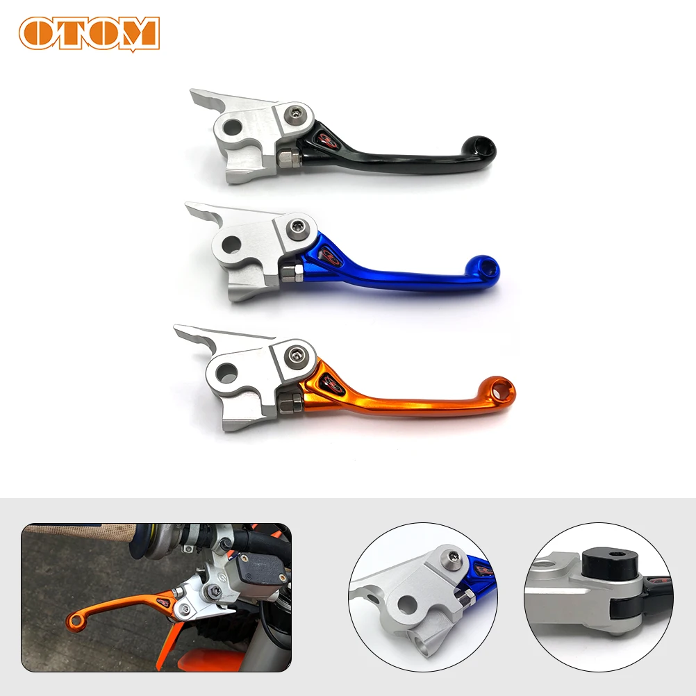 

OTOM аксессуары для мотоциклов, передний тормозной рычаг, CNC алюминиевая ручка управления для KTM HUSQVARNA GASGAS 2014-2024 SXF EXC XCW TE MCF