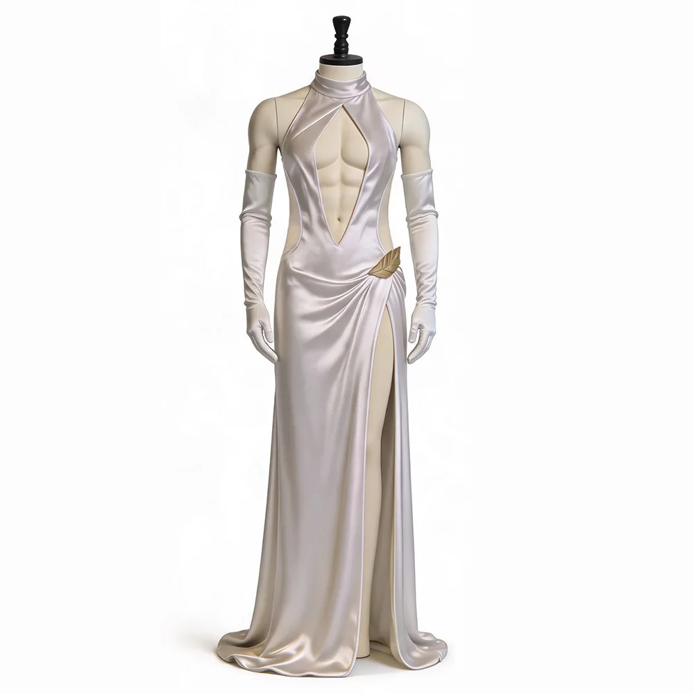 FF7 Cloud Strife Cosplay Fantasy White Dress Anime Game Fantasy of Final VII Men Women Costume Disguise Halloween Female Outfits view 4