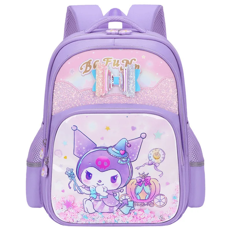 2024 new elementary school schoolbag 1-3-6 grade large-capacity cute girl 6-9-12 years old Kuromi children\'s backpack