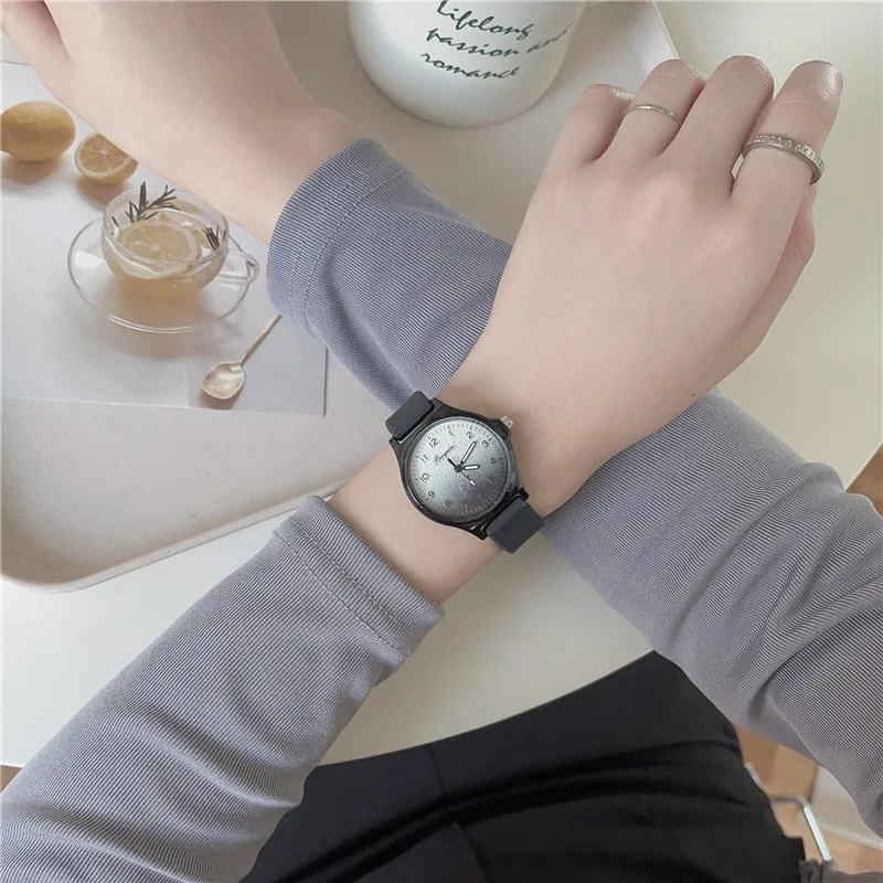 

Женские часы ярких цветов, высокоценные часы с постепенной сменой, часы для девочек младших классов средней школы