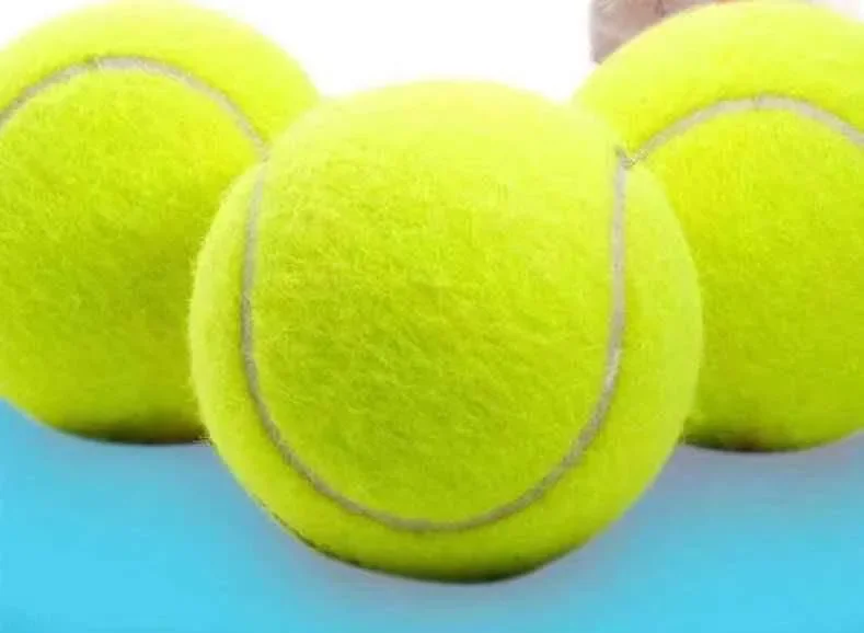 Elastischer Gummi-Tennisball für Haustiere - Verschleißfestes Beißspielzeug, interaktives Apportier-Trainingszubehör für Hunde zum Zähneknirschen und Spielen – Detail 1