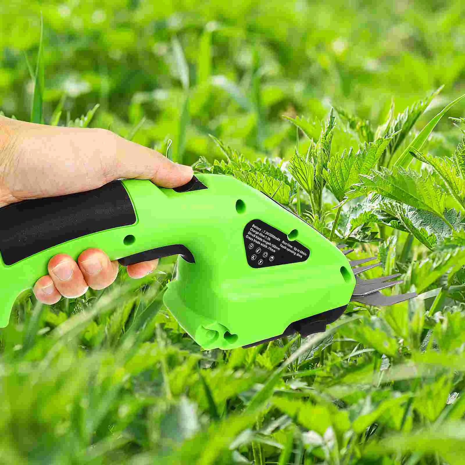 Electric Fence Shears Handheld Flower Plant Scissor Garden Tools Clippers Alloy Grass