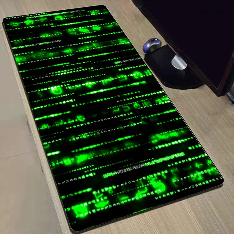 

Mousepad Matrix Binary Code Xxl Pc Gamer Mouse Mat Notebook Keyboard Carpet Laptop Desk Rubber Mat Computer Extended Play Mats