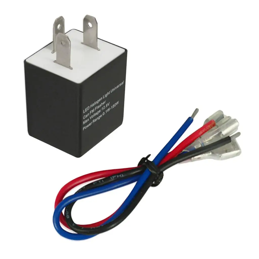 Advanced SMD Patch Adjustable LED Flasher Relay Three-pin for Motorcycle Tail Light Brake Lamp
