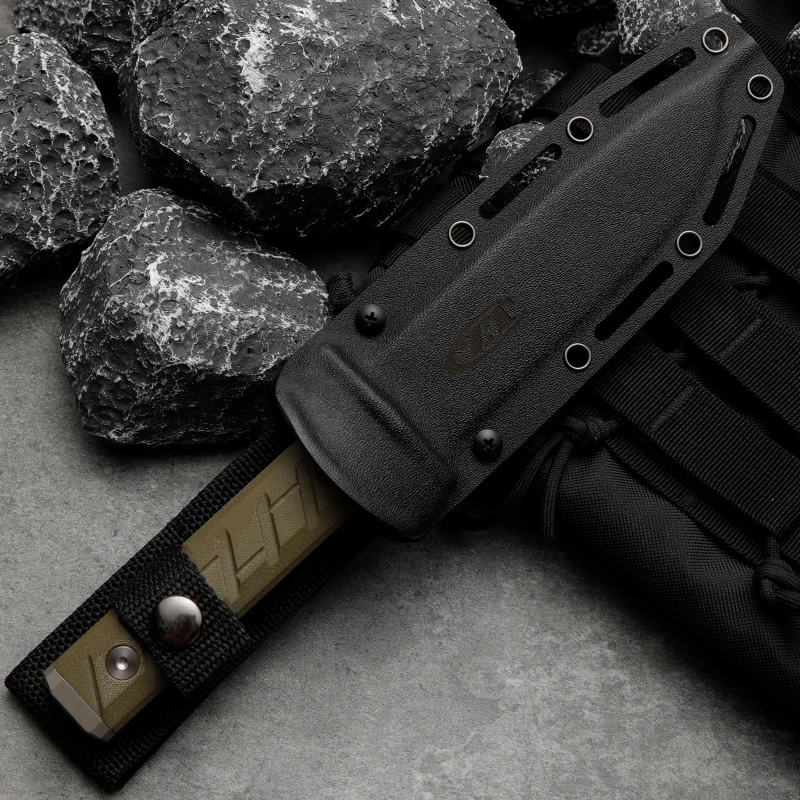 CPM-3V poudre acier couteau extérieur périphérique derness survie aventure sauvetage couteau lame fixe couteau de chasse homme cadeau G10 poignée
