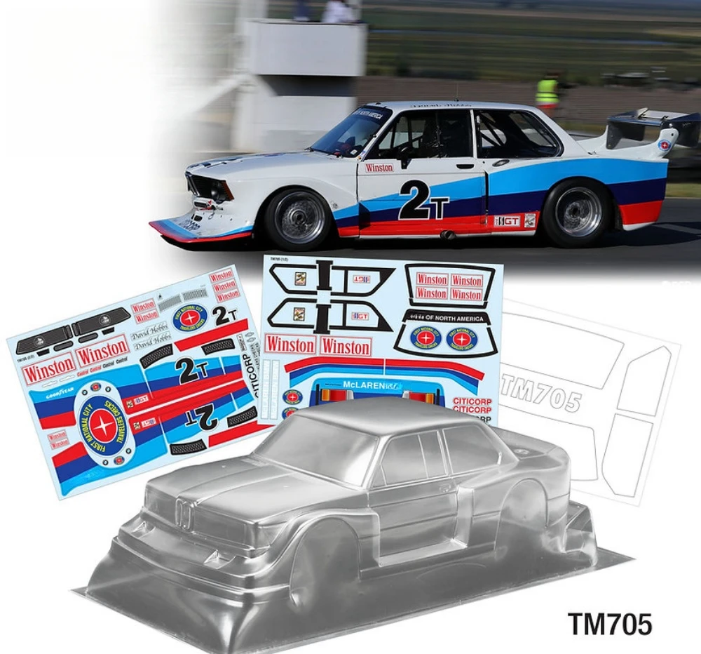 

TM705 1/10 Mini BM 320i прозрачные наборы тела Lexan. Корпус 210 мм RC. Шасси Tamiya M. Carten M210R