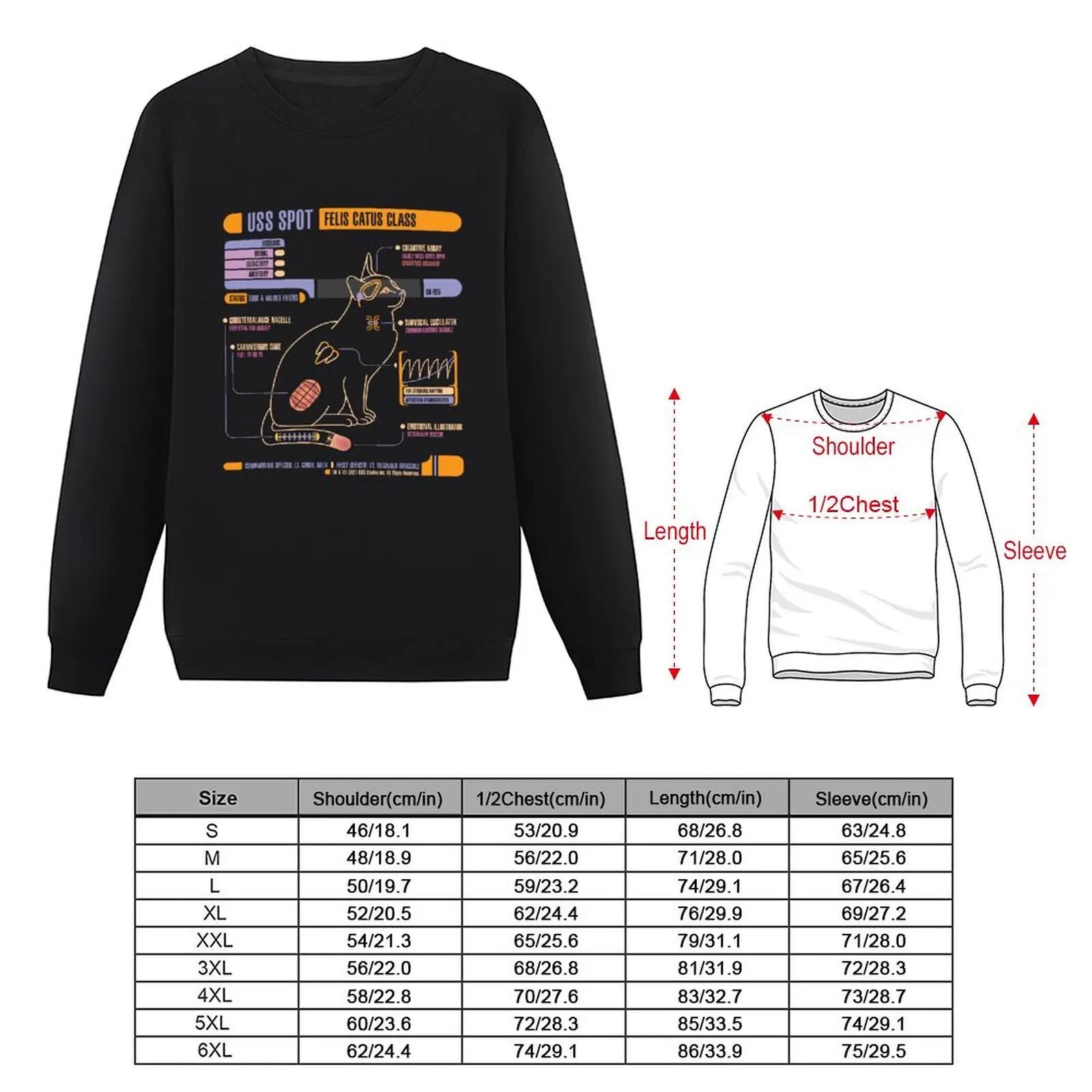 USS Spot Sweatshirt men clothes aesthetic clothing korean autumn clothes sweatshirt for men