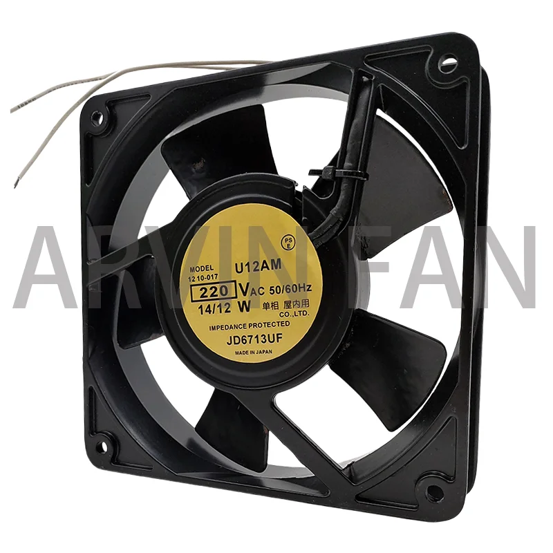 U12AM 220V 14/12 W 12cm/cm 12025 Cabinet Heat Dissipation Fan