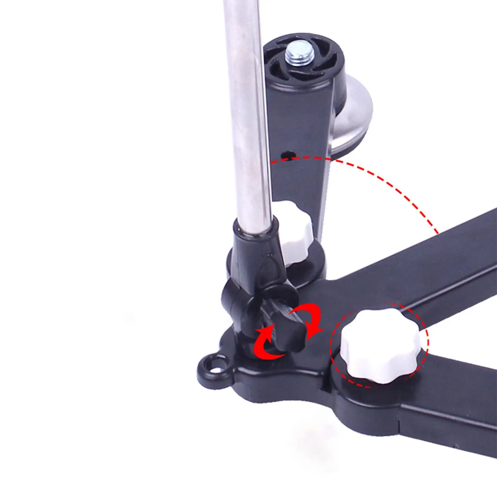 

Versatile Ice Fishing Rod Holder Rack Metal Adjustable Bracket Fishing Pole Stand for Boat and Outdoor Trips