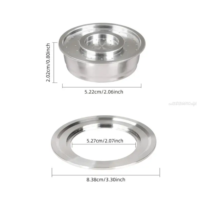 27rb Practical Macchine da caffè Accessorio BACKS SHEK BACKS Adattatore Adattatore in acciaio inossidabile PERFETTO per il caffè