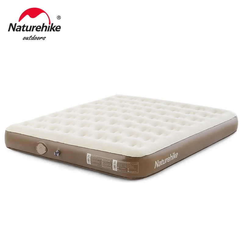 Imagem -06 - Naturehike-pvc Inflável Air Mattress Espessamento Dormiring Mat Bomba Embutida Rolamento de Carga 450kg Fit For Home Outdoor Camping Caminhadas 25cm