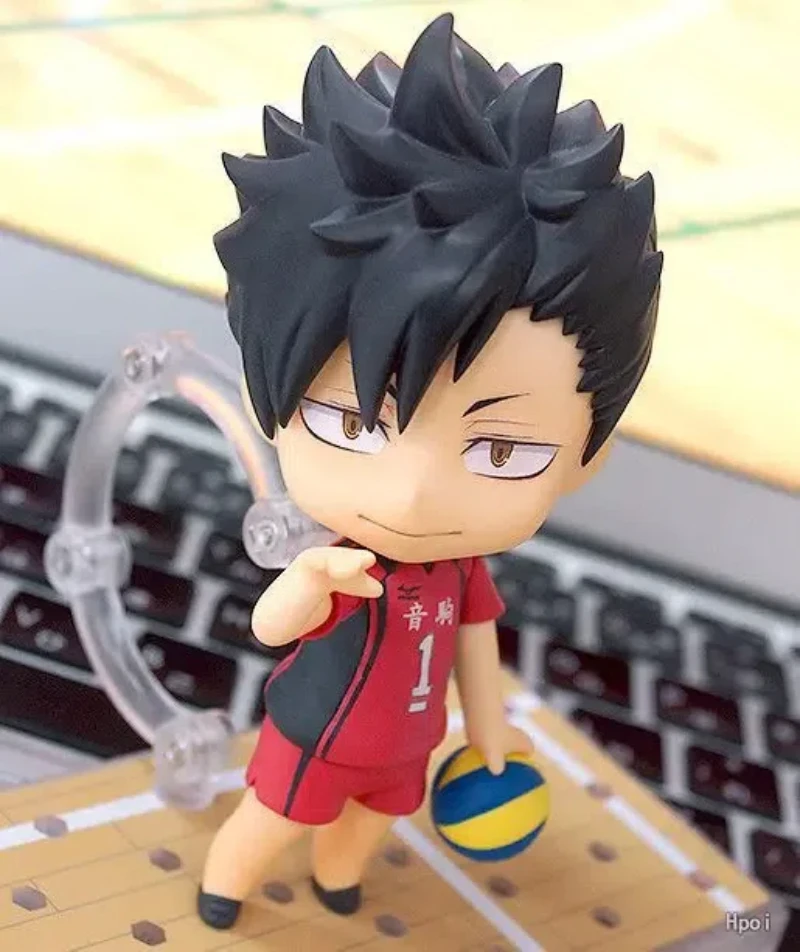 

Новый 10 см аниме Haikyuu Tetsurou kuroo Q версия шарнирные сменные фигурки ПВХ модель статуя декор стола кукла игрушка подарки