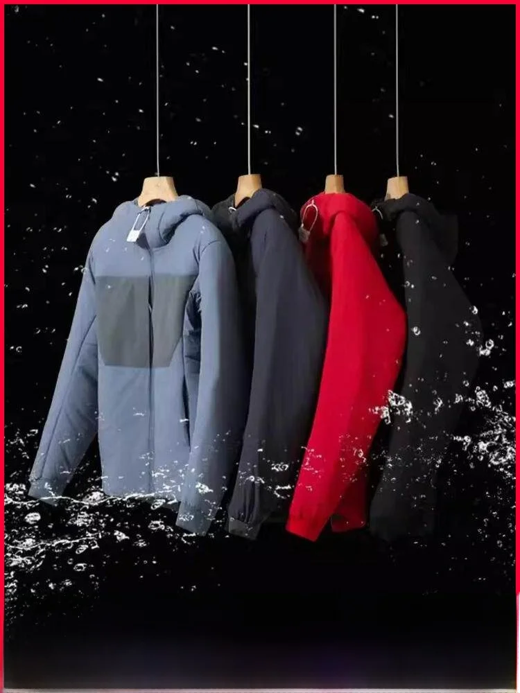 

Высококачественная мужская зимняя повседневная утепленная куртка с капюшоном из хлопка и полиэстера, водонепроницаемая, для активного отдыха