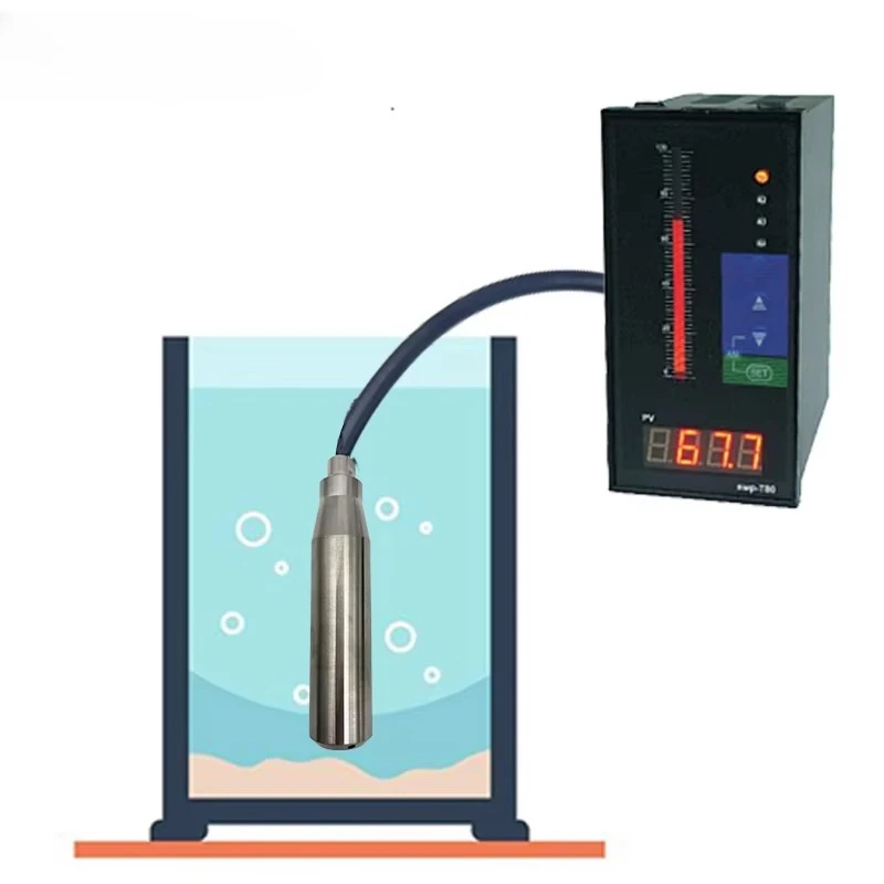 

Погружной датчик уровня воды из нержавеющей стали 4-20 мА для измерения уровня воды