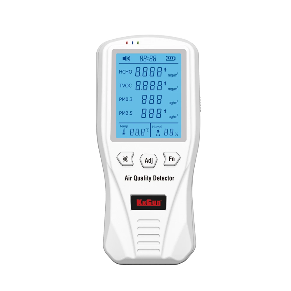 Electronic Air Quality Detector Monitors ODM Supported Measures PM 2.5 PM 0.3 HCHO TVOC Temperature Humidity