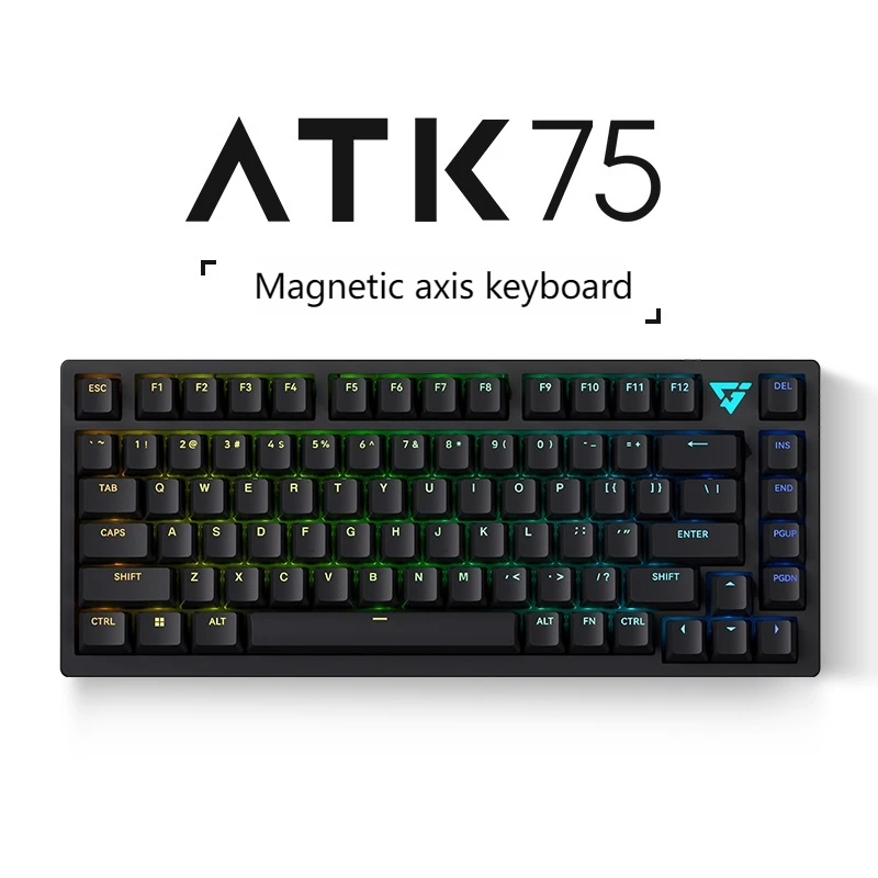 VXE ATK75 E-Sports Magnetic Switch Mechanical Keyboard 81Keys Wired Keyboard Gamer RGB Backlit Gasket V Hub Gaming PC