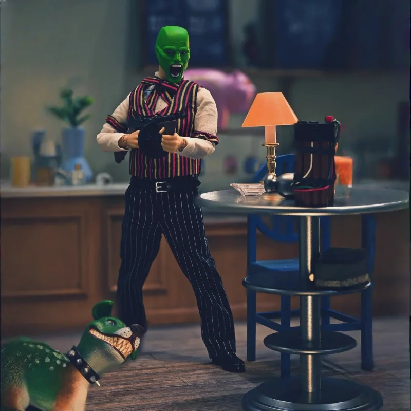 In Stock Brotoys Disguised Mask Hero Jim Carrey Lr009a Lr009b 1/12 Movable Doll Figurine Holiday Gift