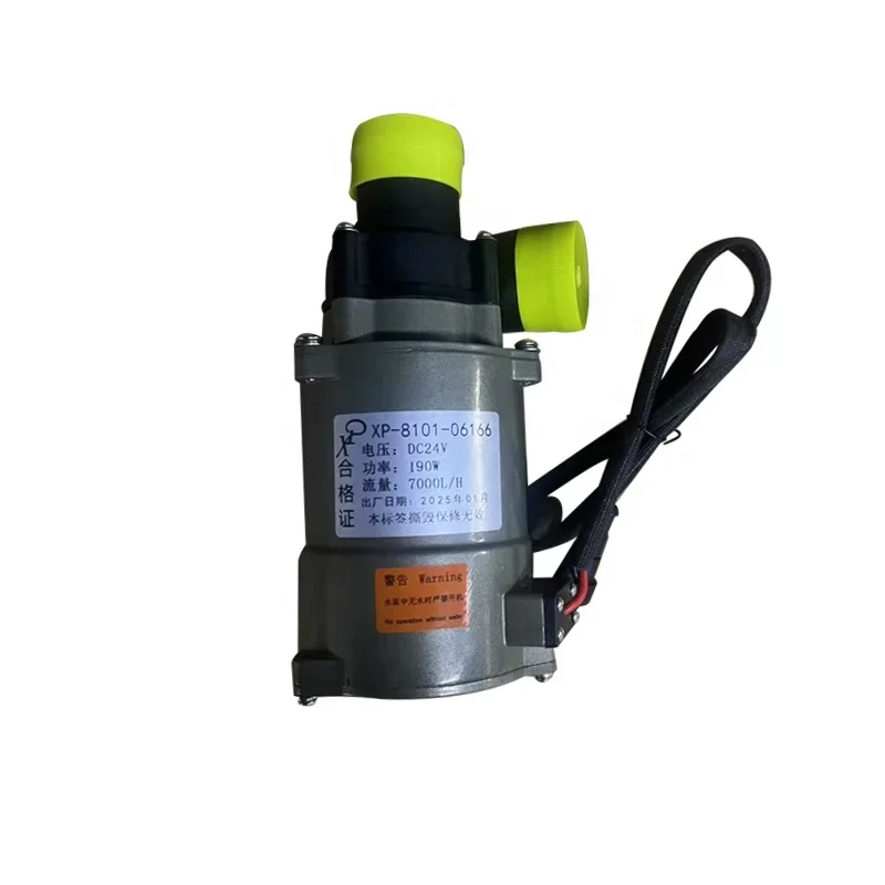 Jiuqiang Bus Spare Parts 24V Brushless Water Pump Hot Selling 8101-06166 for Kinglong Higer Ankai New Bus Parts Accessories