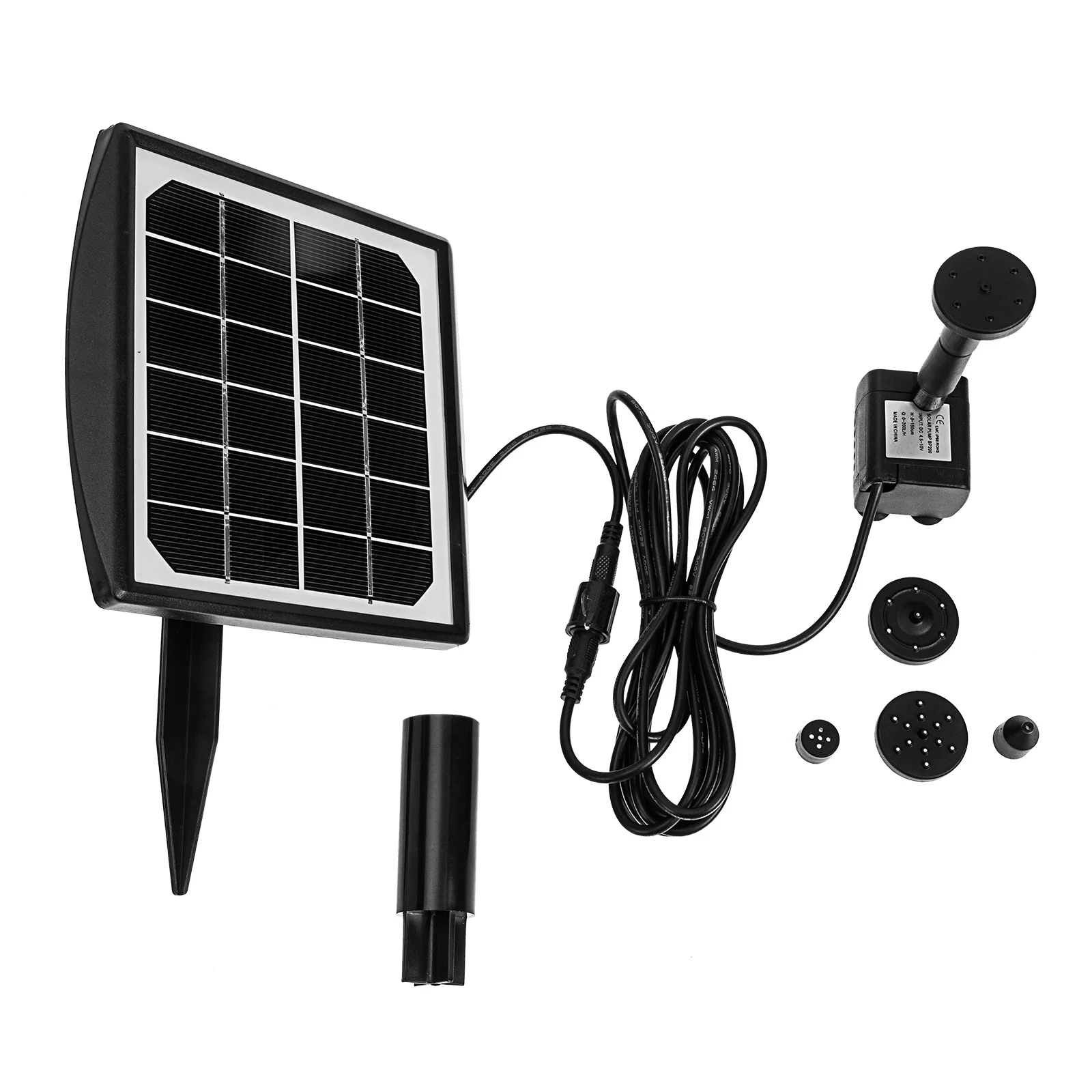 

Solar Powered Sprinkler Fountain Kit Durable Lightweight Garden Decoration Solar Fountain Pump Garden Pond Decoration