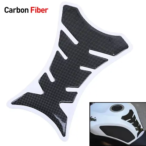 Universal Motorcycle Carbon Fiber Tank Pad Tankpad Protector Racing Sticker for HONDA SUZUKI YAMAHA Kawasaki KTM Hayabus