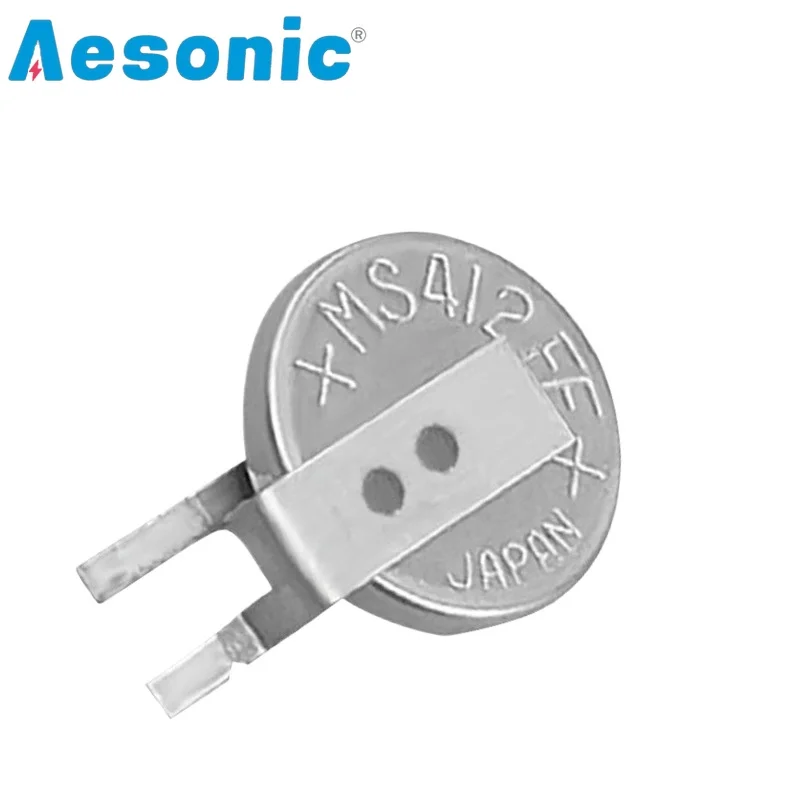 2PCS SII MS412FE-FL26E for Seiko 3V Rechargeable Lithium Battery MS412 Memory Battery MS412FE
