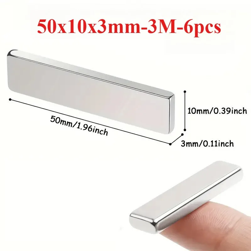Variant: L50x10x3mm-3M-6pcs