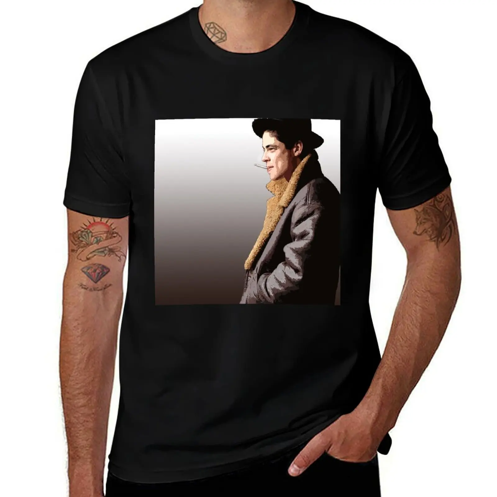 

Benicio del Toro 9 T-Shirt Plus Size Outdoor Casual Top