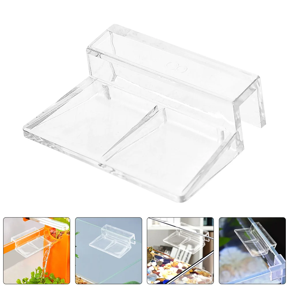 12 Pcs Fish Tank Cover Bracket Support Aquarium Glass Holder Tool 6MM Clips Sturdy Acrylic Stable Lid Support Easy Install