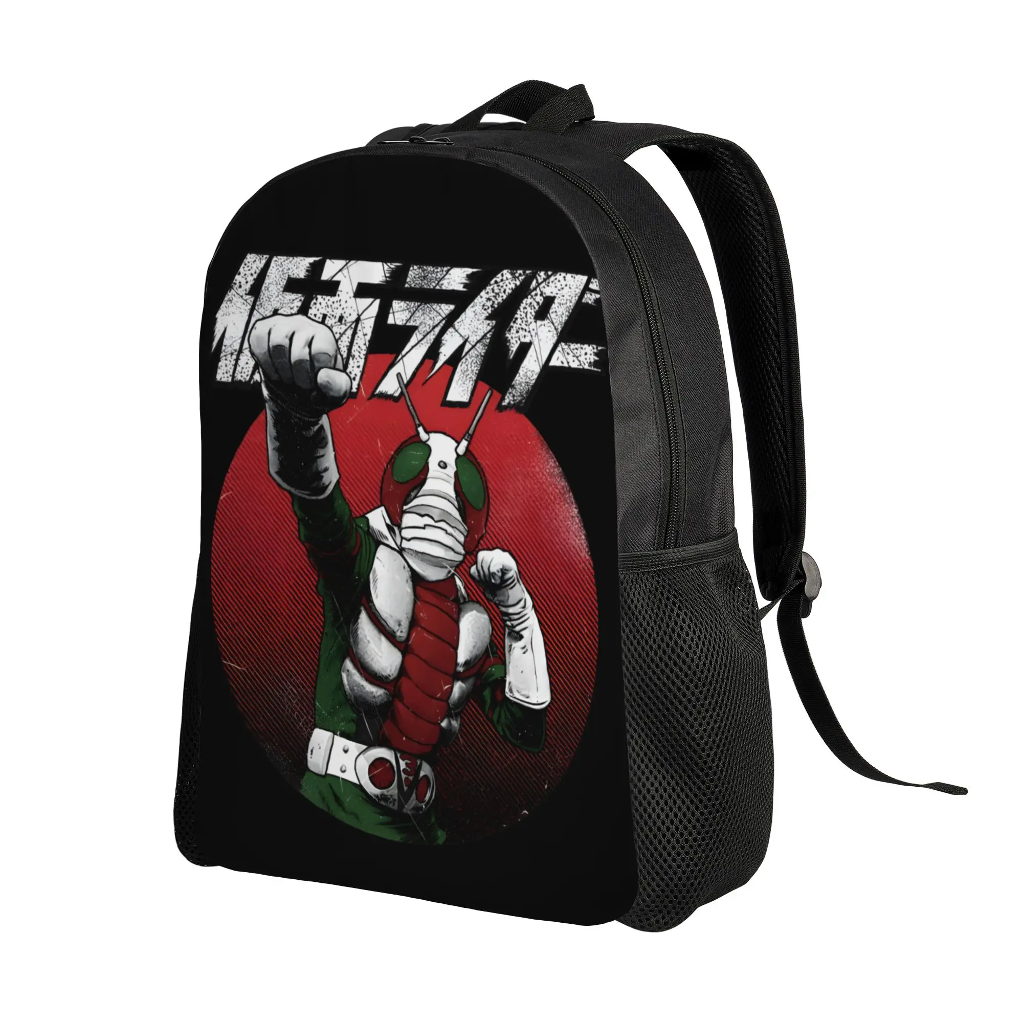 Kamen Riders Backpack  Youth Polyester Hiking Backpacks Print Streetwear High School Bags Rucksack