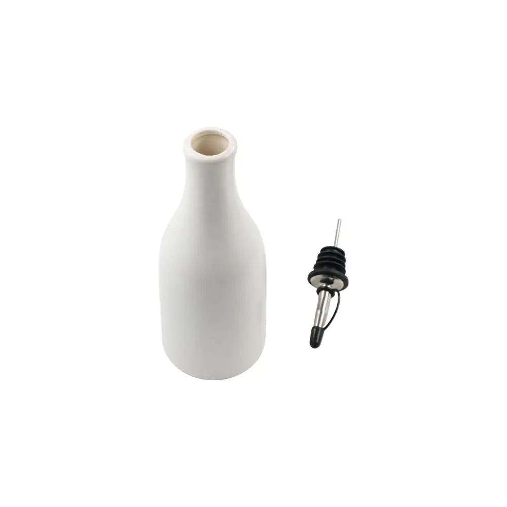 Reduce Oxidation Ceramic Olive Oil Dispenser Bottle Empty Modern Design Kitchen Sauce Pot Large Capacity Leak-proof