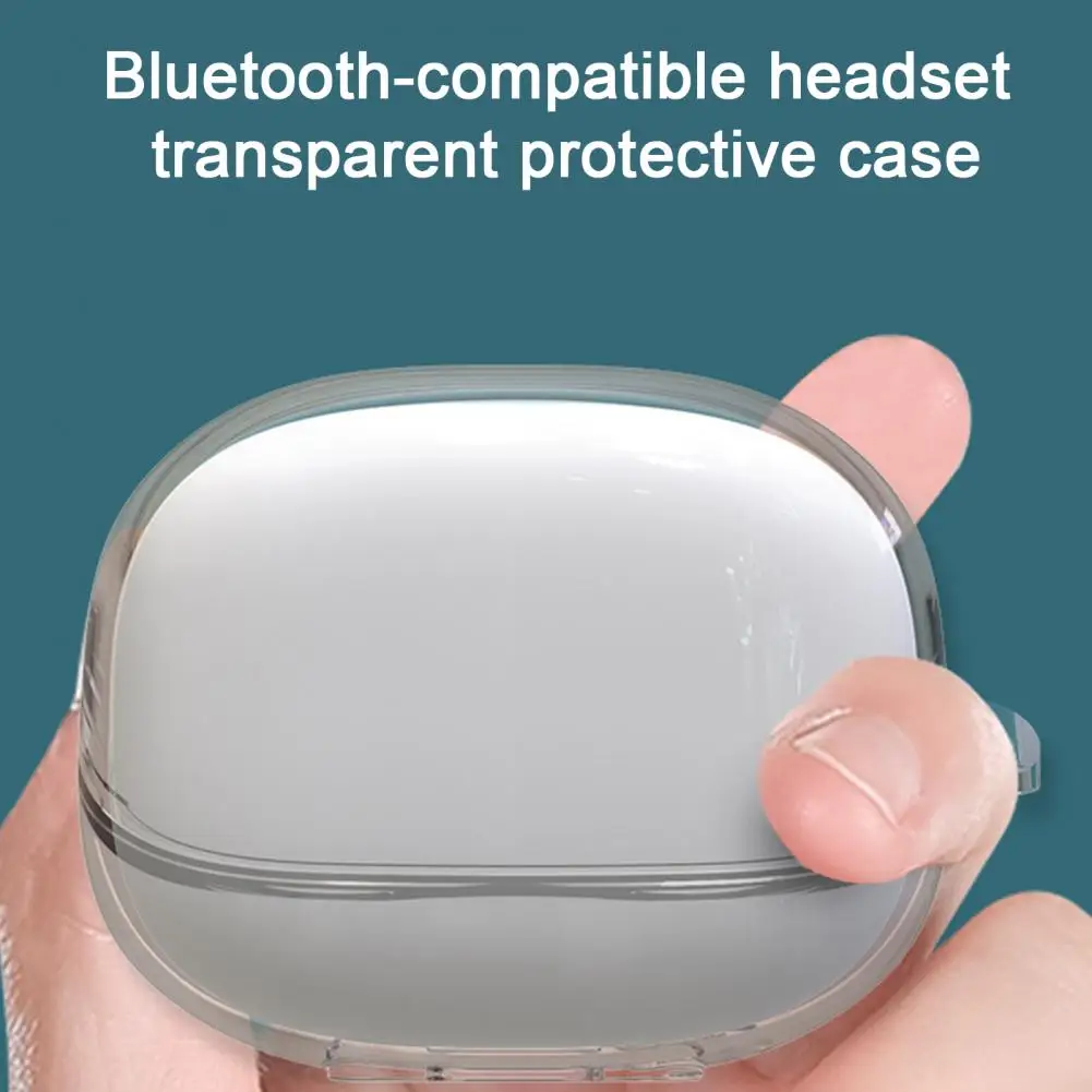 Soft Earphone Cover Transparent Earphone Case Full Protection Drop-proof Cover Anti-fingerprint Protective Accessory for Xiaomi