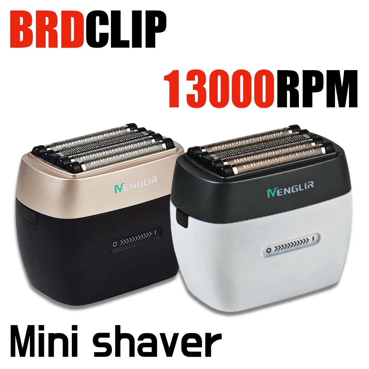 

Профессиональная электрическая машинка для стрижки волос, триммер для волос, мини-бритва, 13000 об/мин, мужская бритва, 5-лезвийный нож, сетка, 1600 мАч, IPX6, водонепроницаемая