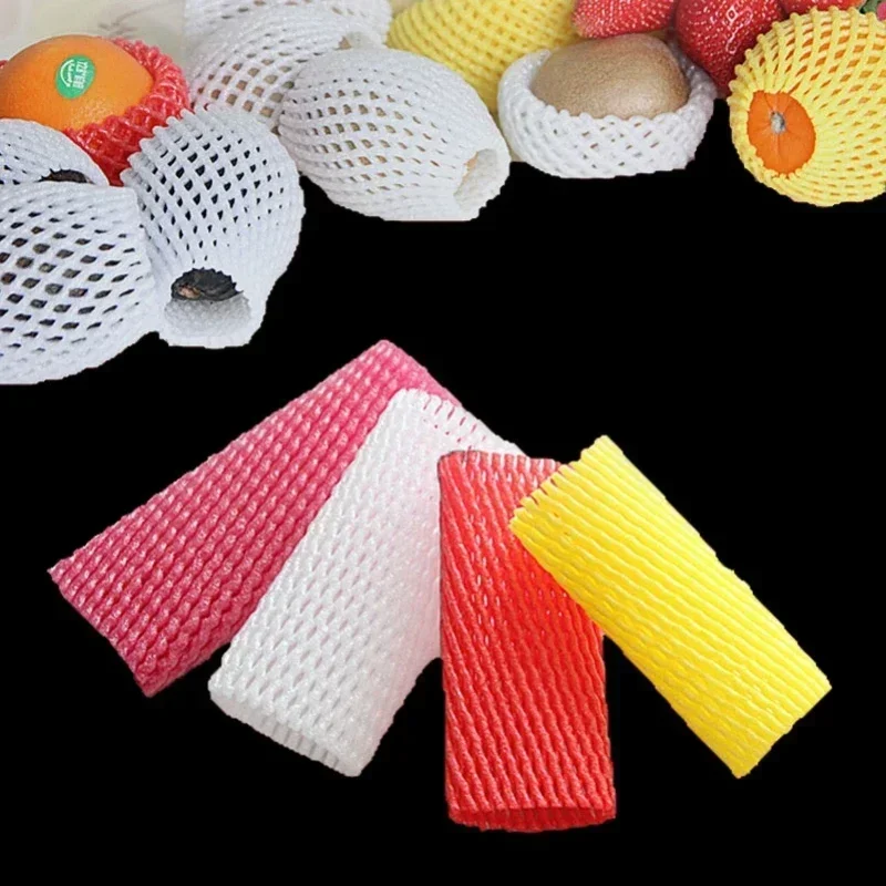 Fruit Vegetable Protect Mesh Sleeve Shockproof Compression Resistance Foam Net Apple Pear Transport Packaging Network