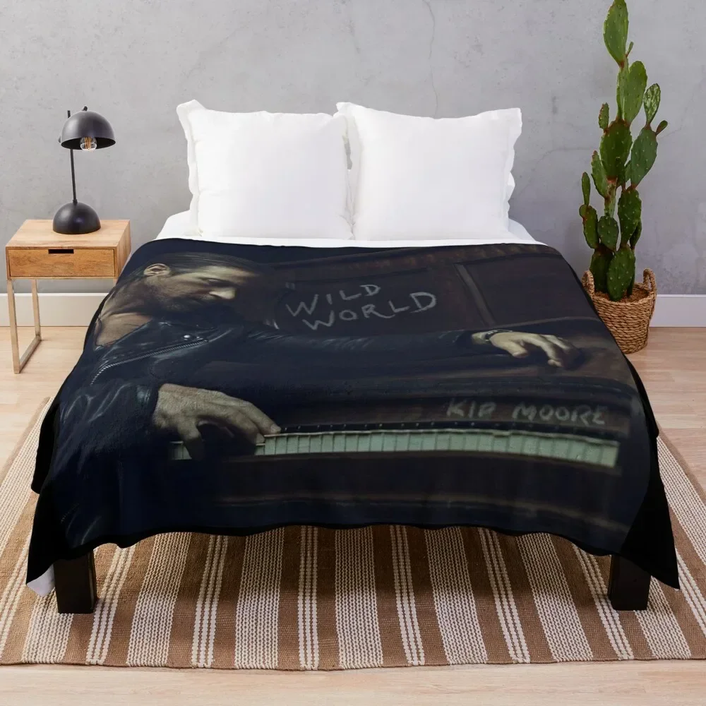 

Wild World Throw Blanket Warm Accent Blanket for Living Room Decoration