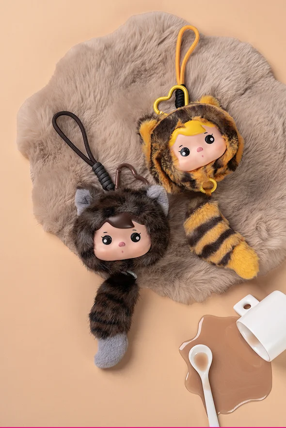 Nieuwe Bobobella V4 Mysterieuze Blind Box Bag Fuzzy Trendy Fun Party Pluche Collectie Speelgoed Pop Figuur Ornament Decor Kawaii Gift