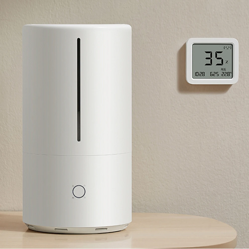 ميزان حرارة Xiaomi Mijia بلوتوث 3، شاشة LCD كبيرة لاسلكية، مقياس حرارة رقمي للرطوبة يعمل مع تطبيق Mijia مع البطارية