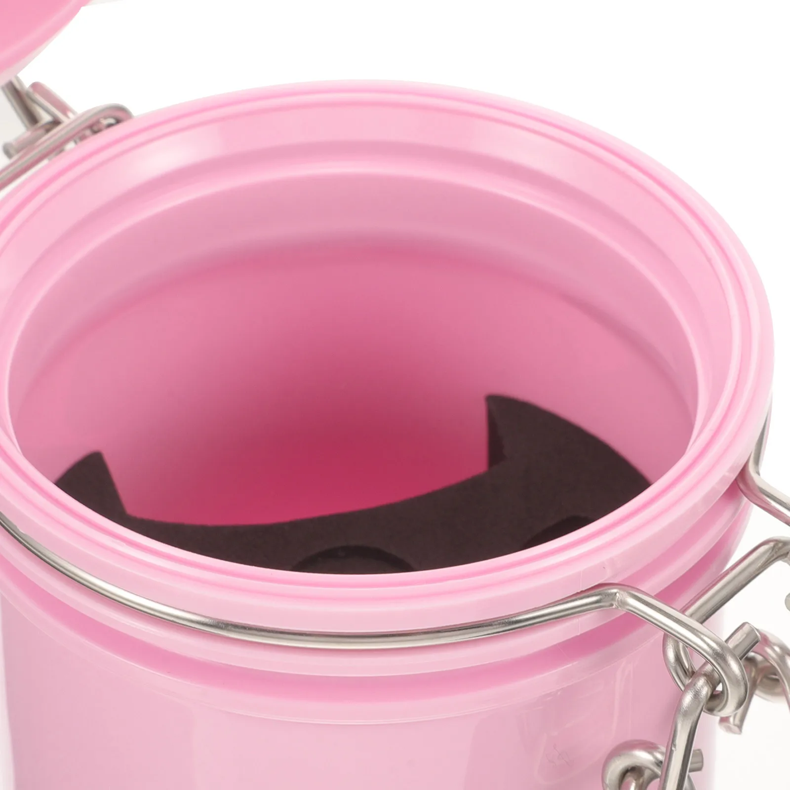 

Pink 200ml Eyelash Glue Storage Tank Durable Leak Proof Lash Adhesive Container Sealing Jar For Home Salon Eylash Grafting Glue