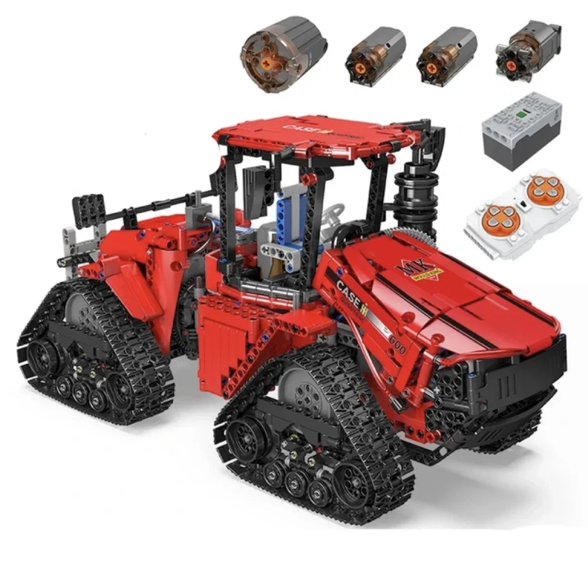 

Classic MOC-35270 Case IH Quad Track 600 - RC Farm Machinery Vehicle Kit 1698Pcs Building Blocks Toy Birthday Christmas DIYGift