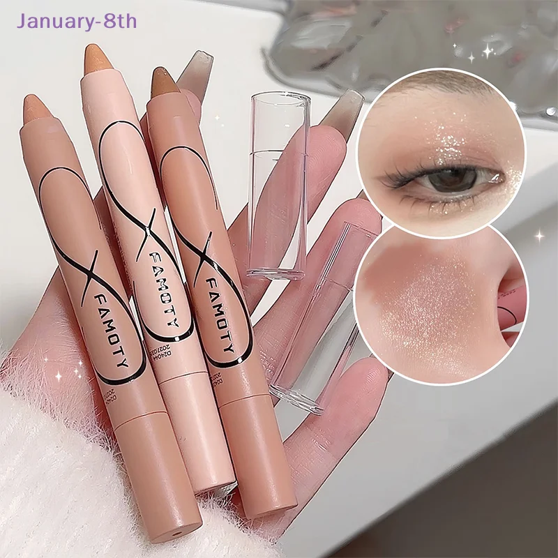 Eye Shadow Lying Silkworm Pen Glitter Matte Pearlescent Highlighter Stick Waterproof Long-lasting Brightening Eyes Corner