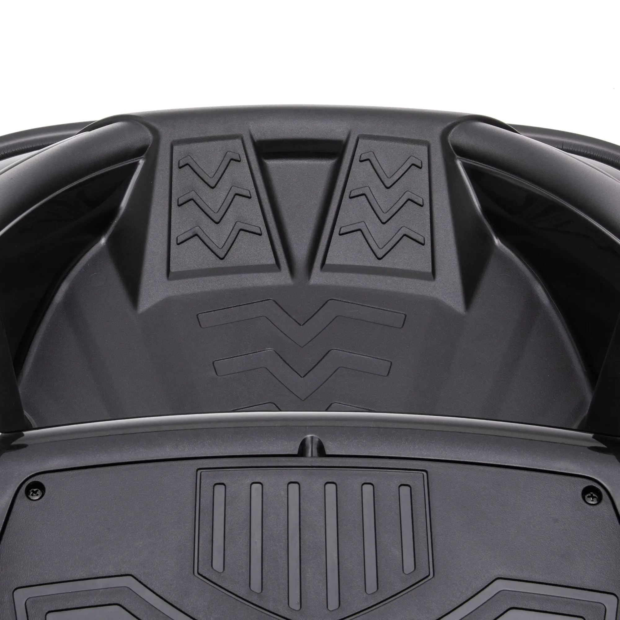 Auto paraurti 12V per bambini, giocattolo da cavalcare con telecomando genitore, nero