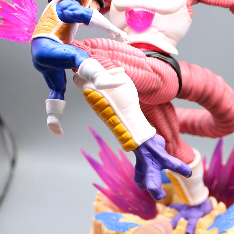 27cm Dragon Ball Frieza Vs Gofan At Namek Anime Action Figure modello Gk Statue Collection decorazione Desktop ornamento giocattoli regali